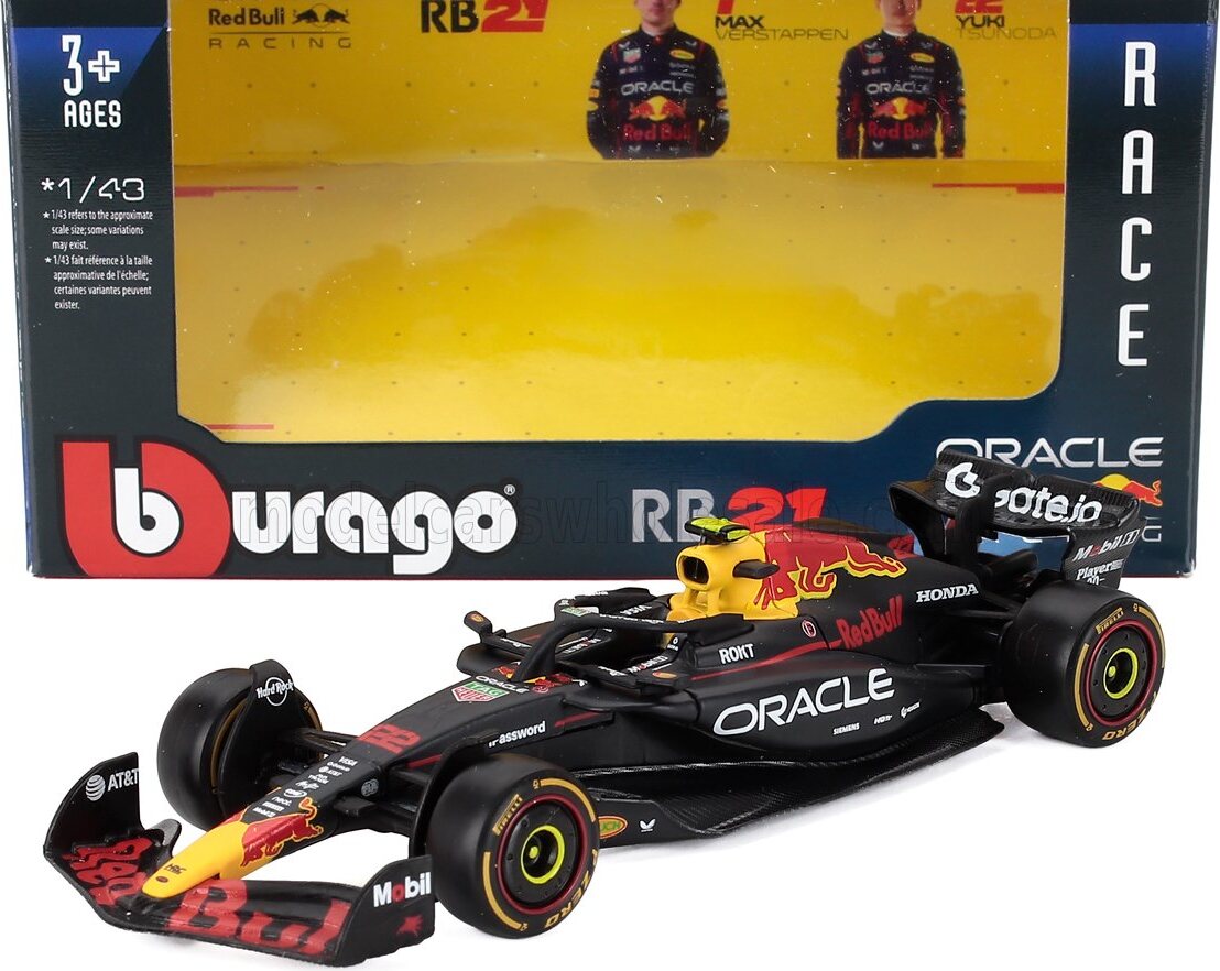 Red Bull Racing RB21 2025 Season #22 Yuki Tsunoda in 1:43 scale by Bburago