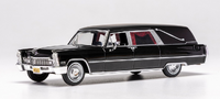 1968 Cadillac DeVille Hearse - Black in 1:43 scale