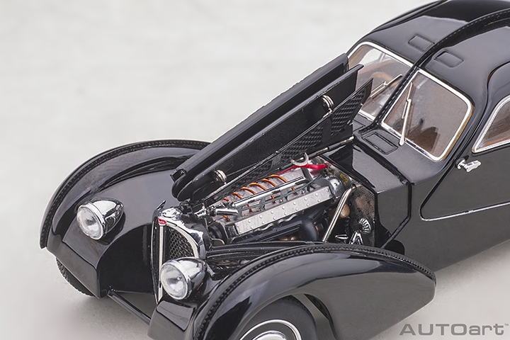 Miniature Western Models Bugatti 57SC Atlantic Noire 1938 - Échelle 1/43