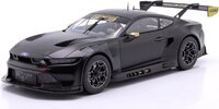 2024 Ford Mustang GT3 Racing Spec Plain Body Dull Black 1:18