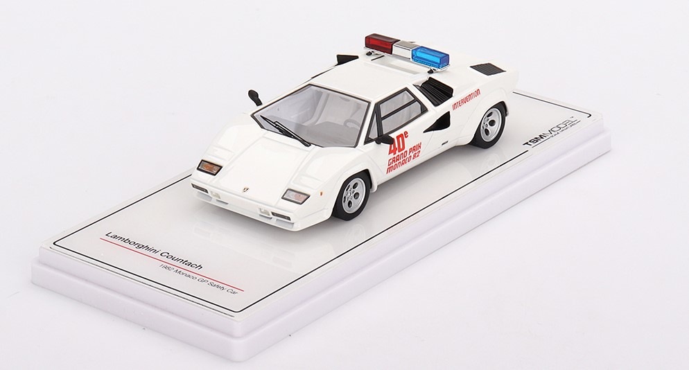 Lamborghini Countach 1982 Monaco GP Safety Car White in 1:43 scale by ...