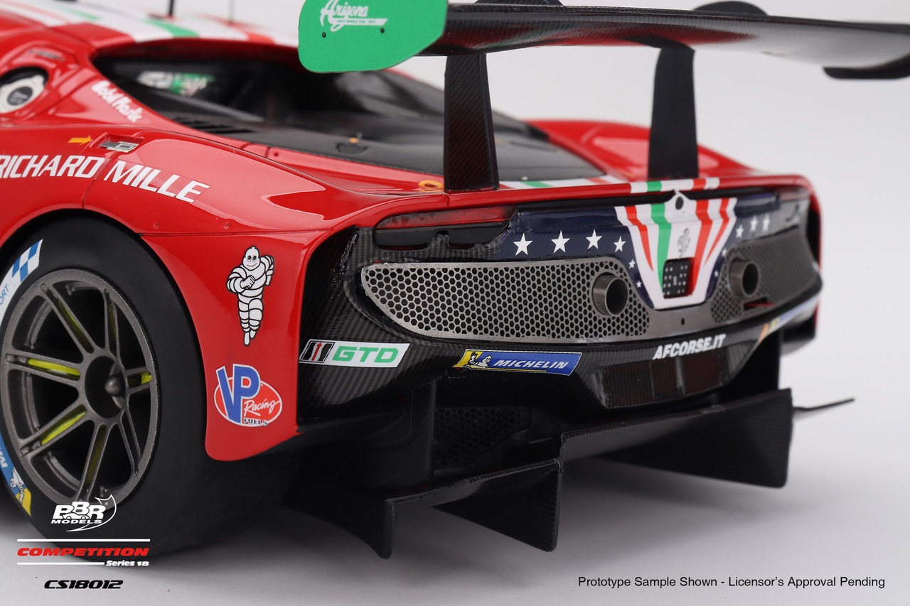 Ferrari 296 GT3 #21 AF Corse 2025 IMSA Daytona 24 Hrs in 1:18 scale by BBR