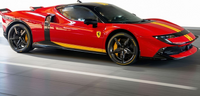 Ferrari 849 Testarossa Assetto Fiorano Red/Yellow Stripes 1:18