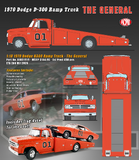 1970 Dodge D-300 Ramp Truck The General in 1:18 scale