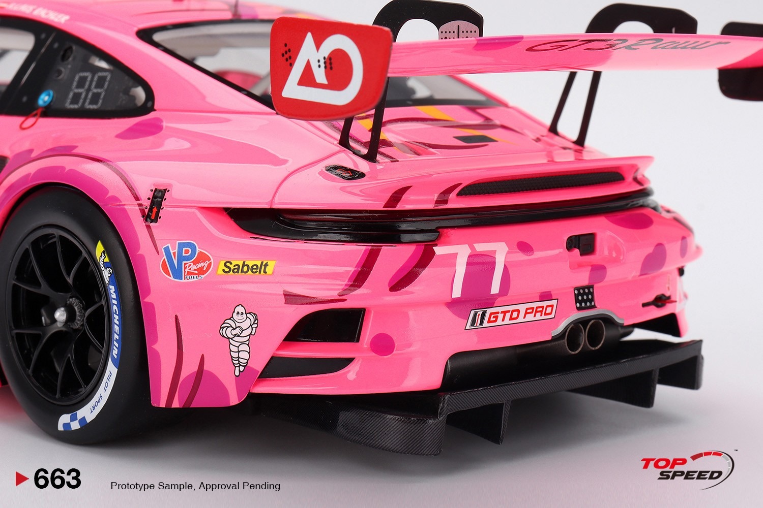 Porsche 911 GT3 R (992) #77 AO Racing 2025 IMSA Detroit Grand Prix in 1 ...