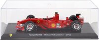 Ferrari #1 2001 World Champion Michael Schumacher in 1:24 scale w/Showcase