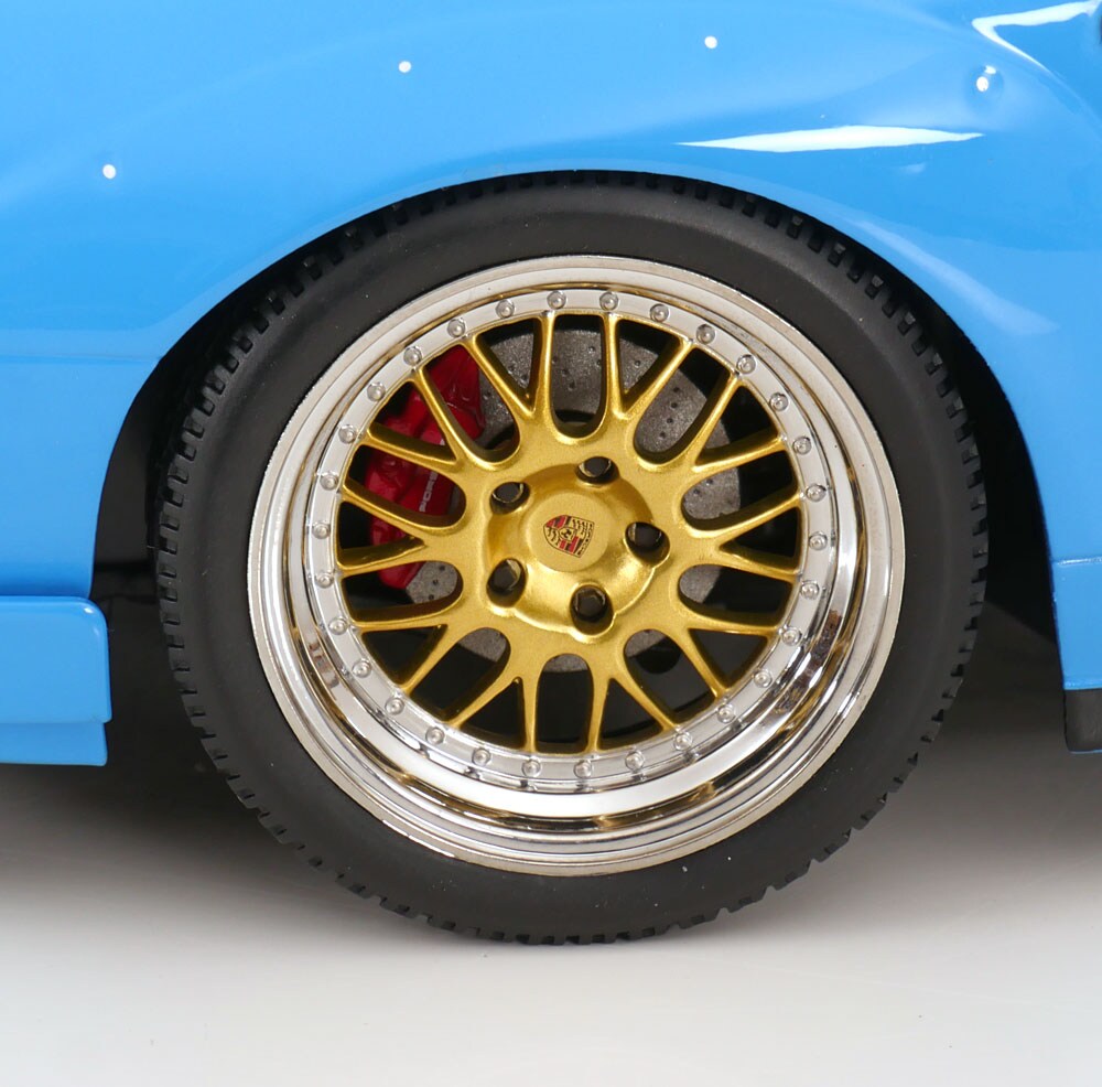 1996 Porsche 911 (993) GT2 BBS Rims Light Blue in 1:12 scale by KK Diecast
