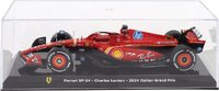 Ferrari #16 Winner 2024 Monza GP Charles Leclerc in 1:24 scale w/Showcase
