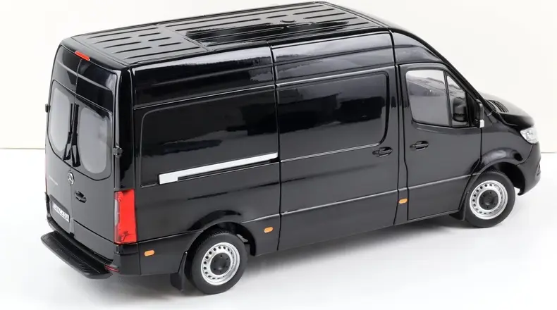 2018 Mercedes-Benz Sprinter Black in 1:18 scale by Norev