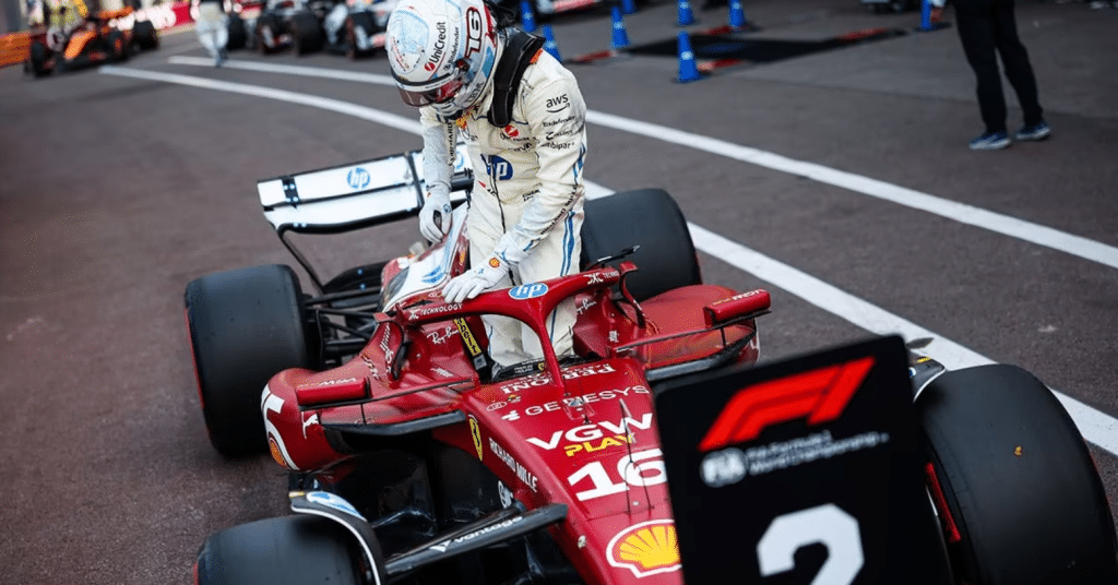 Ferrari 2025 Monaco GP Charles Leclerc 2nd Place Livery for 25 Years w ...