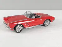 1962 Chevrolet Corvette Convertible red on 1:24 scale