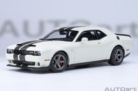 Dodge Challenger SRT Superstock 2023 Knuckle White in 1:18 scale