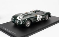 Jaguar XK 120 C No.20 Winner Le Mans 24H 1951 in 1:18 scale