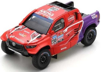 Toyota Hilux 3rd 2023 Dakar in 1:43 scale