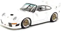 1995 Porsche 911 993 GT2 EVO Coupe White in 1:18 scale