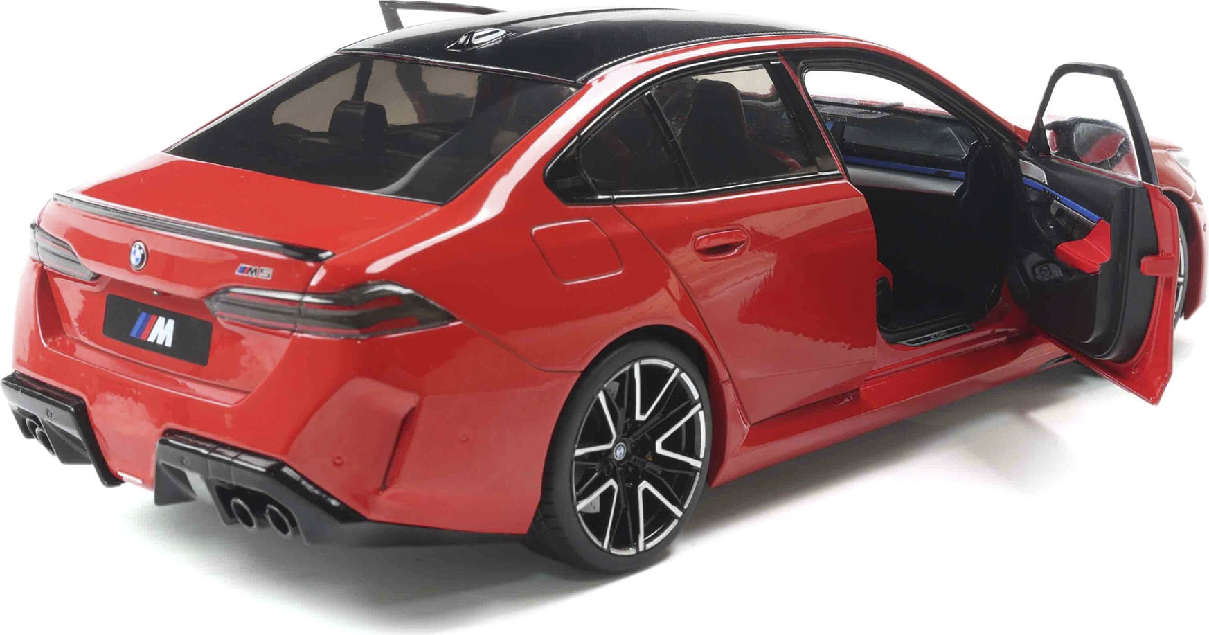 2025 BMW M5 Fire Red in 1:18 scale by Solido