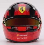 2024 Carlos Sainz Ferrari Mini Helmet in 1:2 Scale