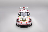 Porsche 911 GT3 R AO Racing's "Bushi Rex" the ancient Samurai ancestor of Rexy in 1:43 Scale