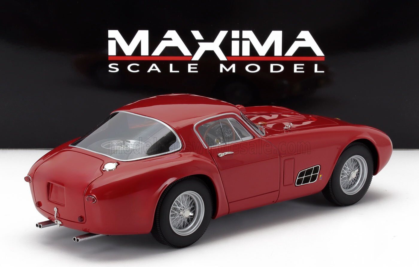 1955 Ferrari 410S Berlinetta by Scaglietti sn0594CM Red in 1:18 scale ...