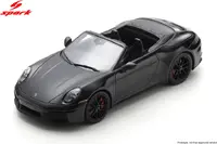 Porsche 911 Carrera 4 GTS Cabriolet (992.2)  - Jet Black Metallic in 1:18 scale
