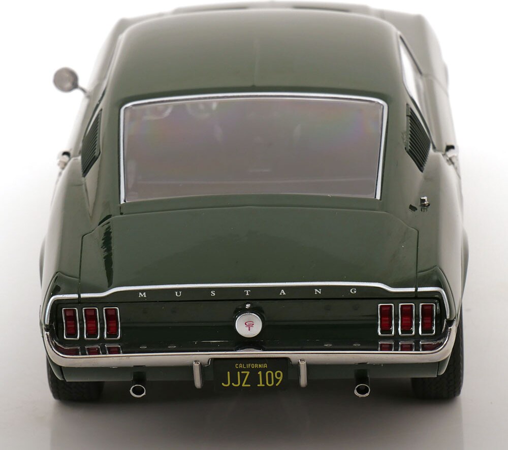 Ford Mustang GT Fastback 1968 Bullitt – 1/18 KK-Scale – Vert Métal