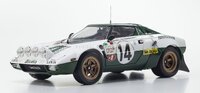 Lancia Stratos HF Alitalia (night version) #14 Winner 1975 Rally Monte Carlo in 1:18 scale