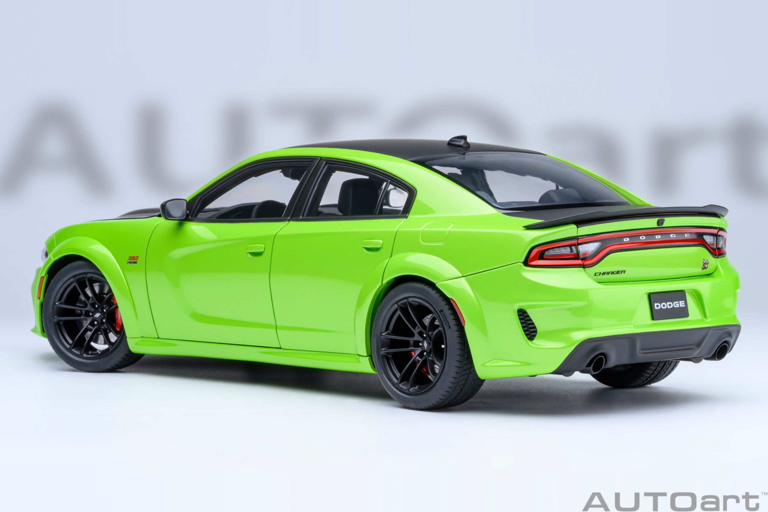 Dodge Charger SRT Scat Pack Widebody Sublime in 1:18 scale by AUTOart
