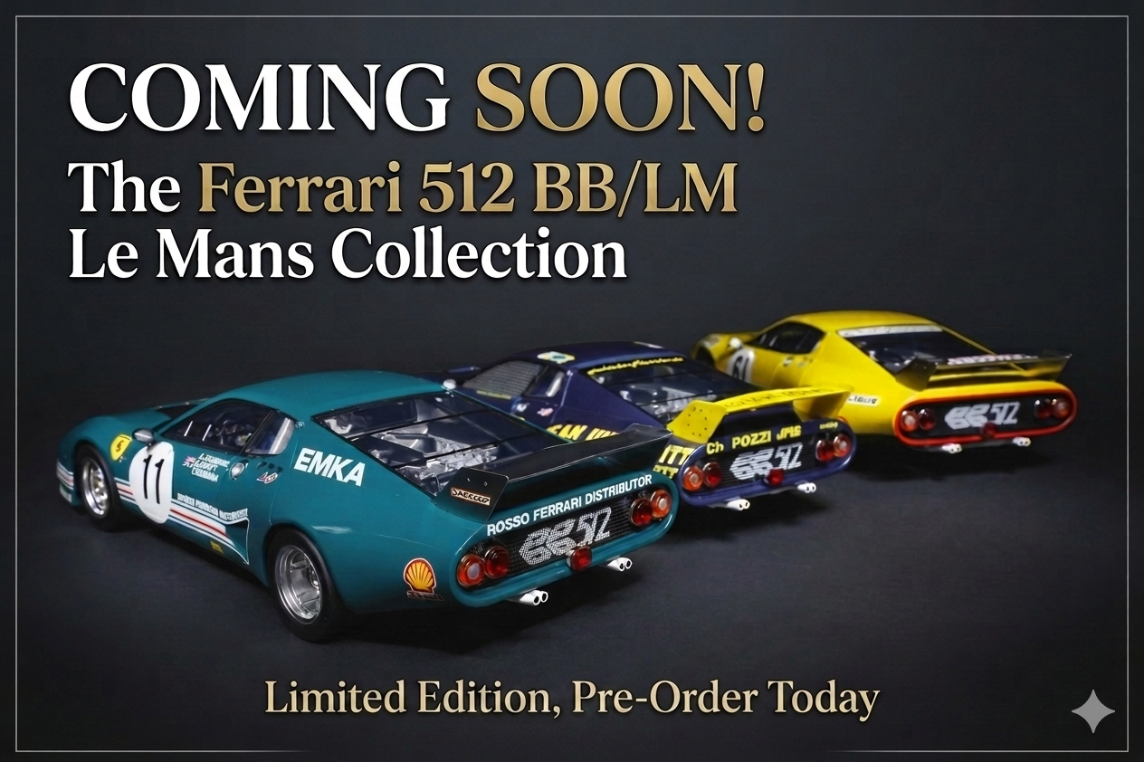 Ferrari 512 BB/LM Le Mans Scale Model Collectible Cars