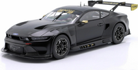 2024 Ford Mustang GT3 Racing Spec Plain Body Dull Black 1:18