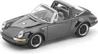 Porsche 911 Singer Targa Dark Chrome in 1:64 scale
