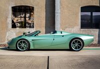 Pagani Huayra Codalunga Speedster Verde in 1:18 scale