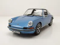 1973 Porsche 911S 2.4 Targa Blue Metallic in 1:18 scale