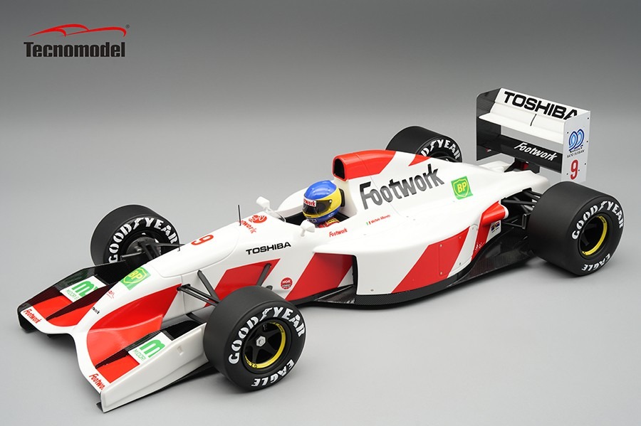 Footwork FA13 #9 1992 Monaco GP Michele Alboreto in 1:18 scale by ...