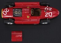 Lancia D50 #20 4th place 1956 Monaco GP J. M. Fangio / E. Castellotti in 1:12 scale