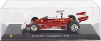 Ferrari #2 1976 Season Clay Regazzoni in 1:24 scale w/ Showcase