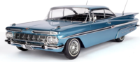 1959 Chevrolet Impala Lowrider  Blue RC car in 1:10 scale