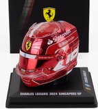 Charles Leclerc F1 Helmet #16 2024 Singapore GP in 1/5 scale