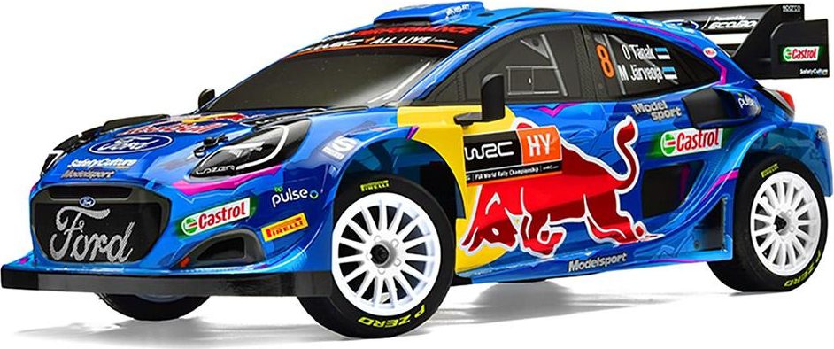 Ford Puma Rally 1 Hybrid Blue #8 Tanak Rally Suede 2023 in 1:18 scale ...