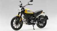 2015 Ducati Scrambler Classic 803cc Orange Sunshine in 1:12 Scale by Truescale Miniatures