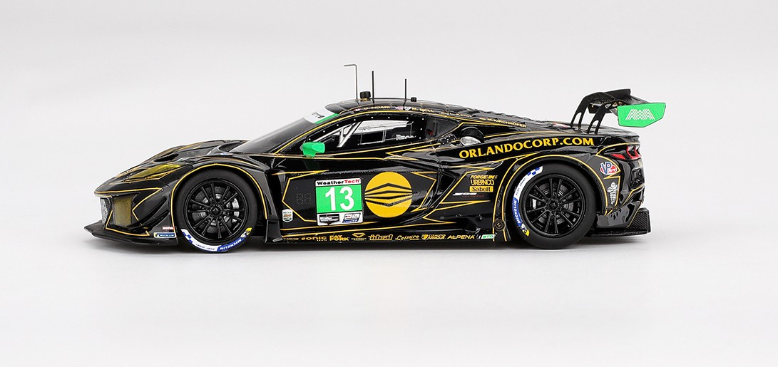 Chevrolet Corvette Z06 GT3.R #13 AWA Racing 2025 IMSA Daytona 24 Hrs ...