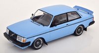 1986 VOLVO 240 Turbo Custom Light Blue in 1:18 scale