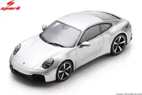 Porsche 911 Carrera S (992.2), GT-silver in 1:18 scale