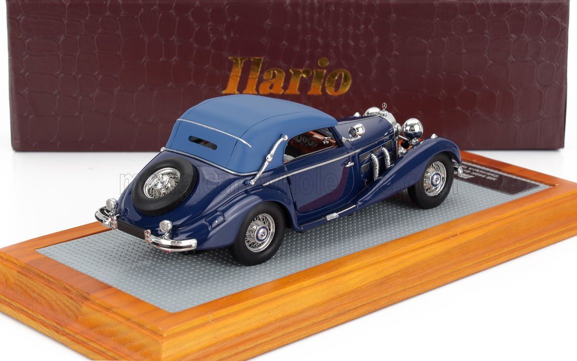 Mercedes 540K Cabriolet A 1936 LHD Sindelfingen Sn154156 Original  Current Car Green Opened Top In 1