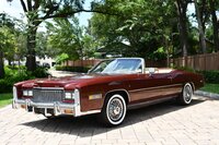 1976 Cadillac Eldorado Cabriolet Open Top Red in 1:18 scale